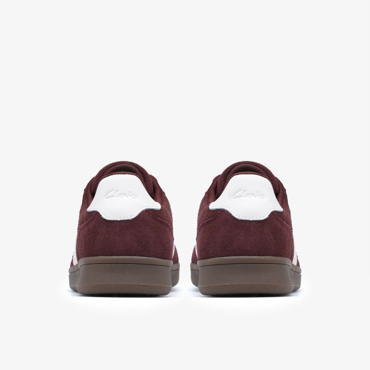 Clarks Women Seco Speed Burgundy Suede
