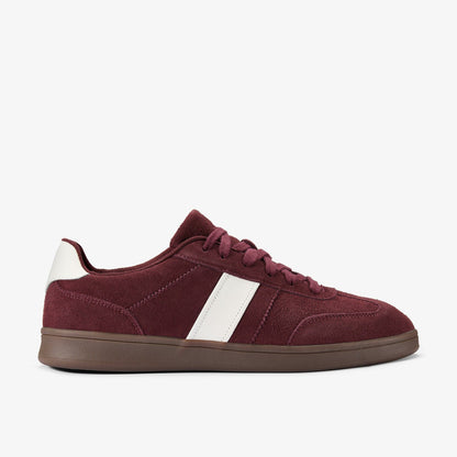 Clarks Men Seco Speed Burgundy Suede