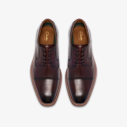 Clarks Men Craft Emile Brown Leather
