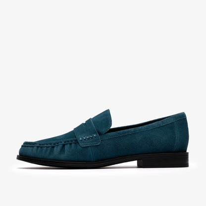 Clarks Women Alixea Walk Teal Suede