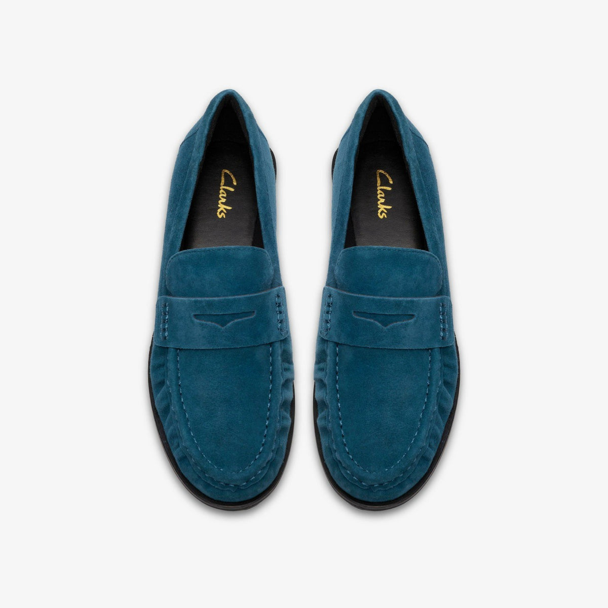 Clarks Women Alixea Walk Teal Suede
