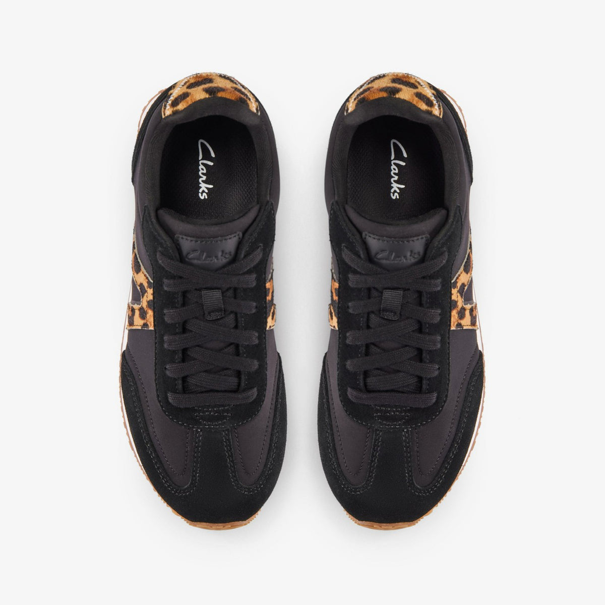 Clarks Women Calo Run Leopard Print Combination