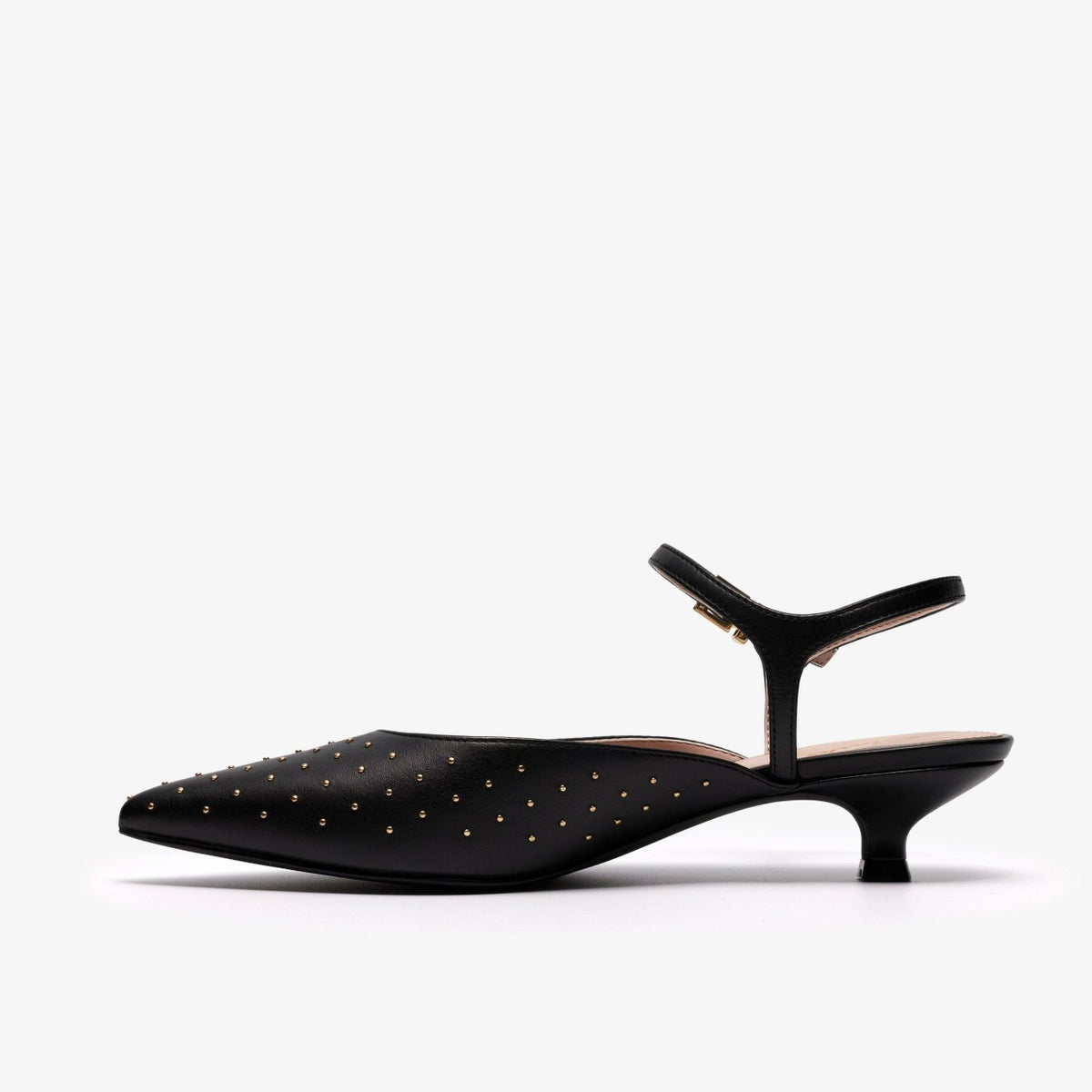 Clarks Women Pisa Stud Black Leather