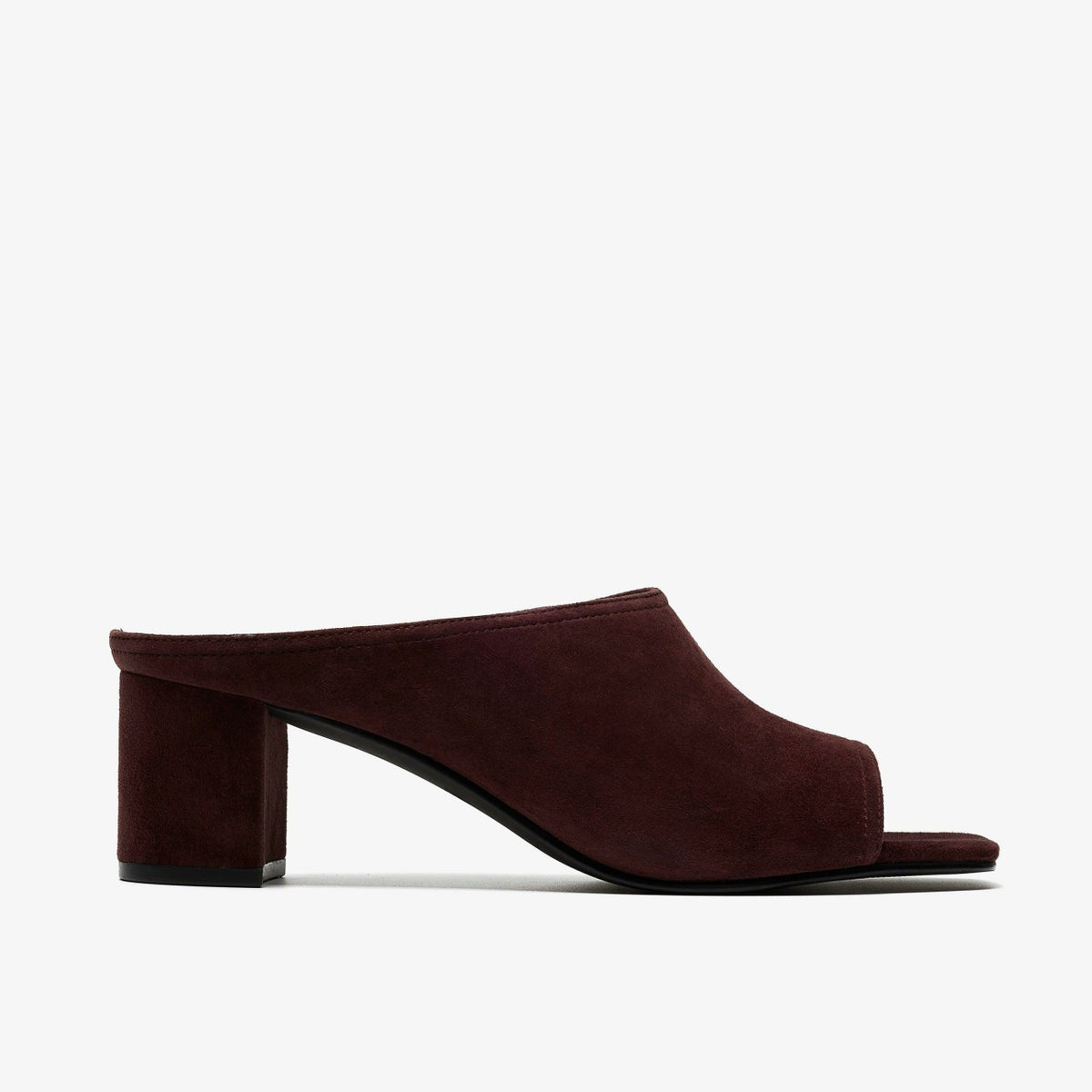 Clarks Women Siray Mule Dark Brown Suede