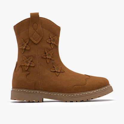 Clarks Kids Adelaide Mid Kid Tan