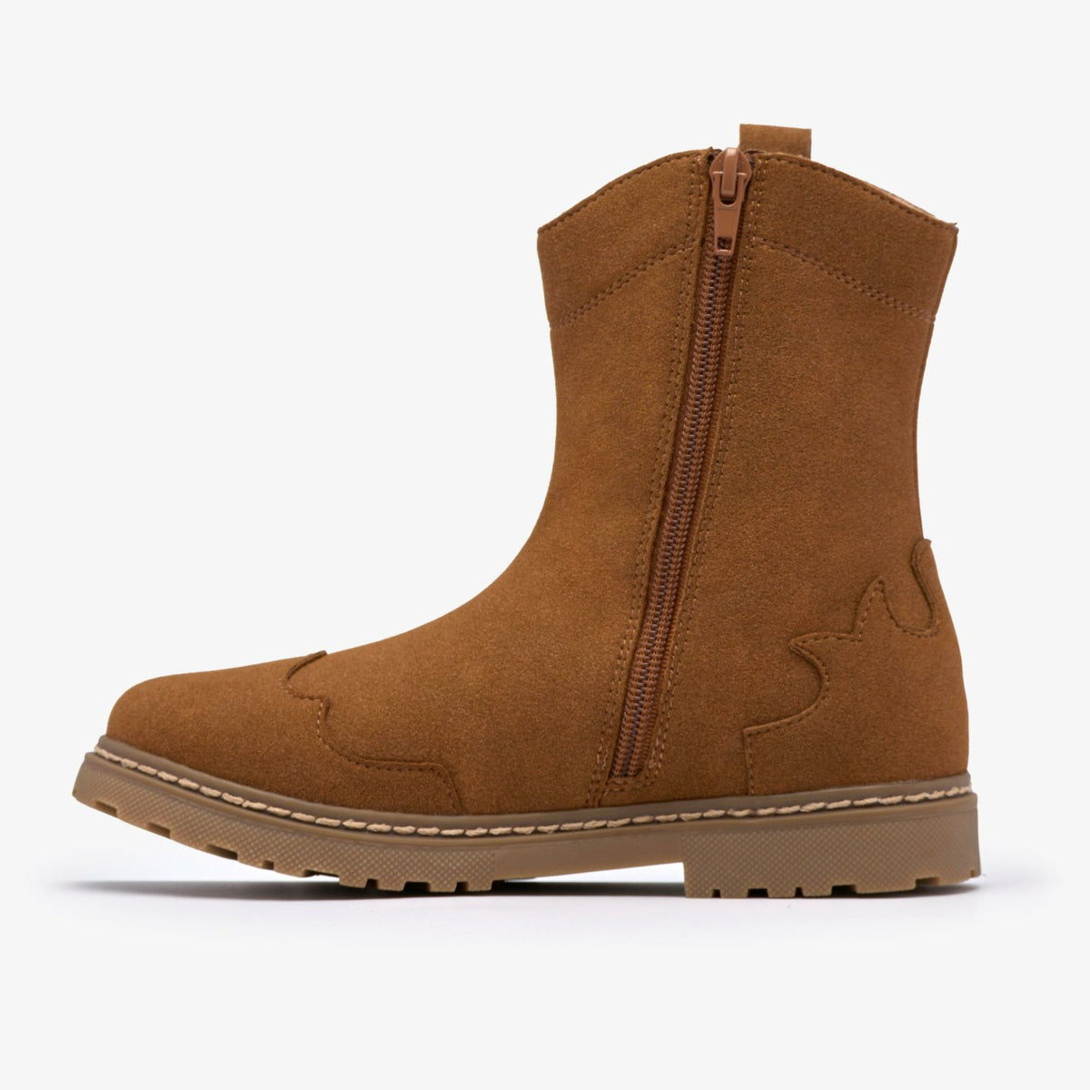 Clarks Kids Adelaide Mid Kid Tan