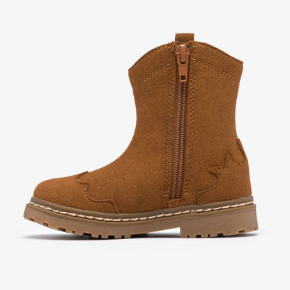 Clarks Kids Adelaide Mid Toddler Tan