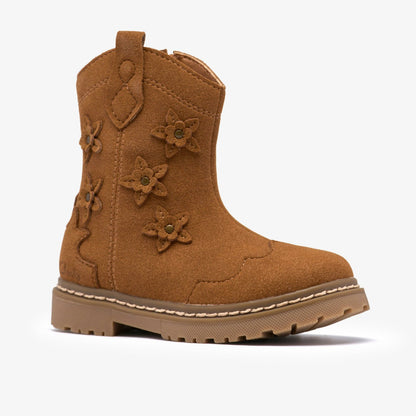 Clarks Kids Adelaide Mid Toddler Tan