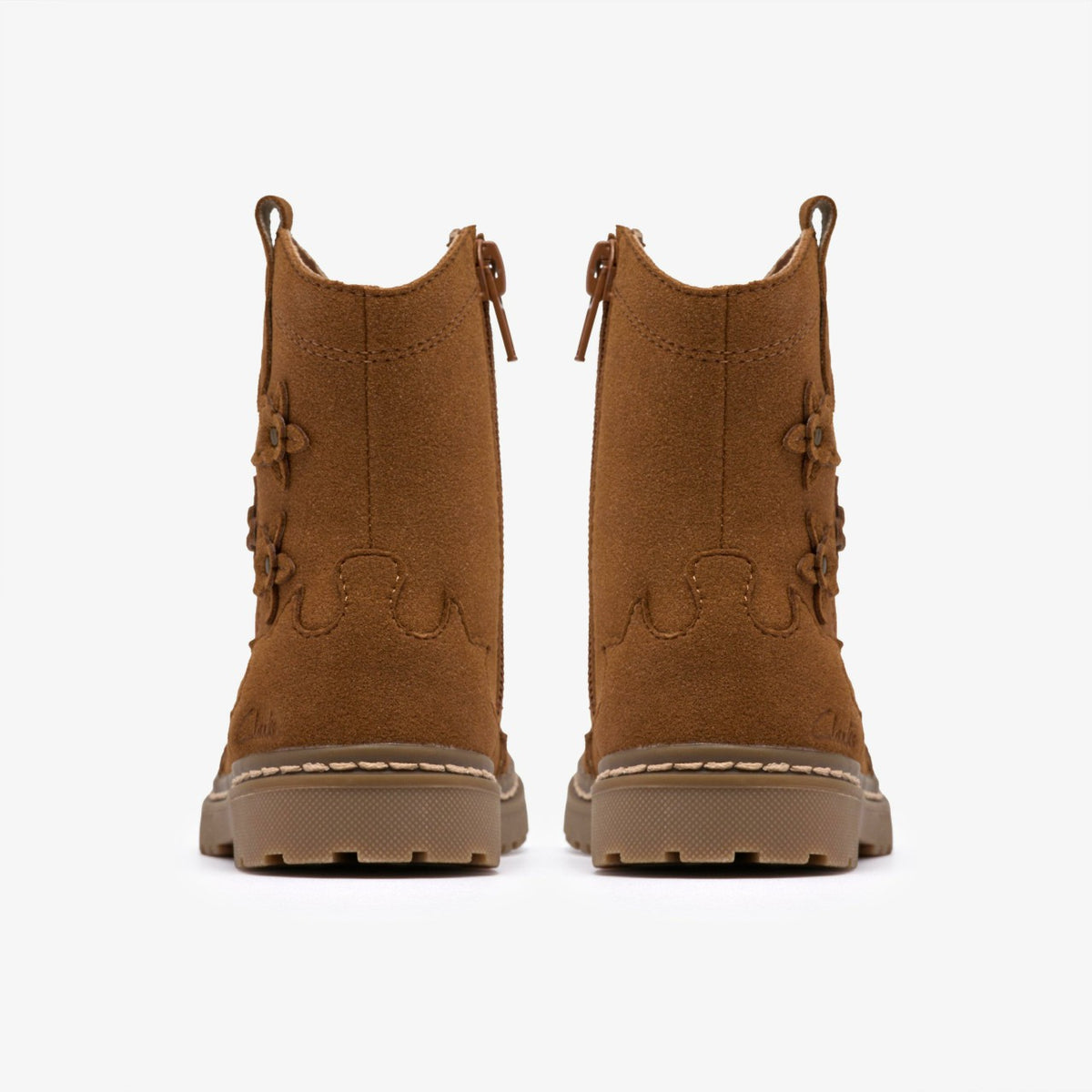 Clarks Kids Adelaide Mid Toddler Tan