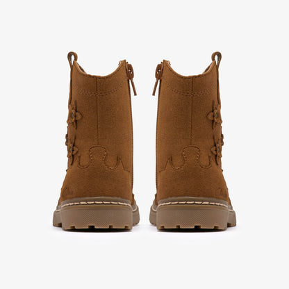 Clarks Kids Adelaide Mid Toddler Tan