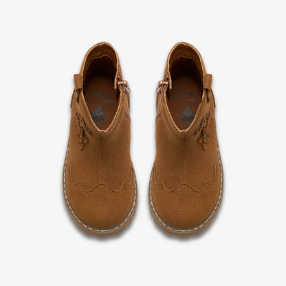 Clarks Kids Adelaide Mid Toddler Tan