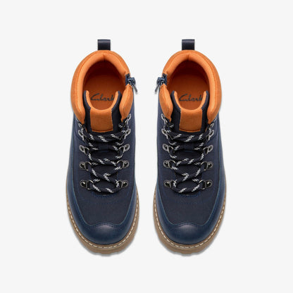 Clarks Kids Adelaide Top Kid Navy