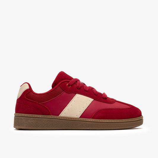 Clarks Kids Cypress Lace Older Burgundy