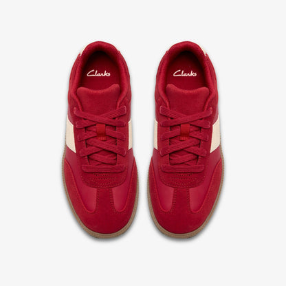 Clarks Kids Cypress Lace Older Burgundy