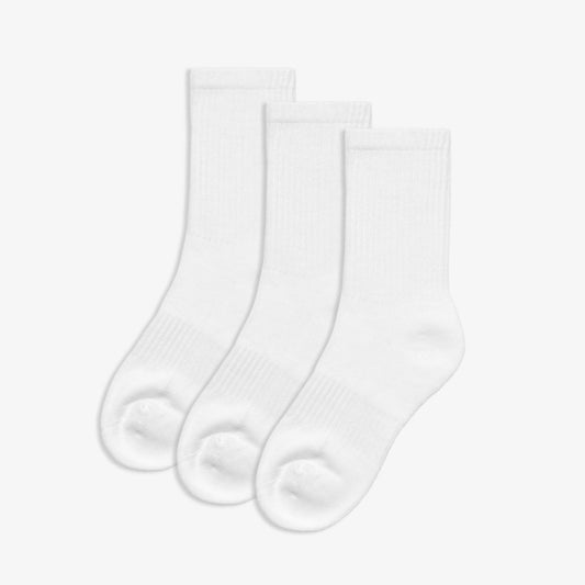 Clarks Kids School Socks Size 9-12 White