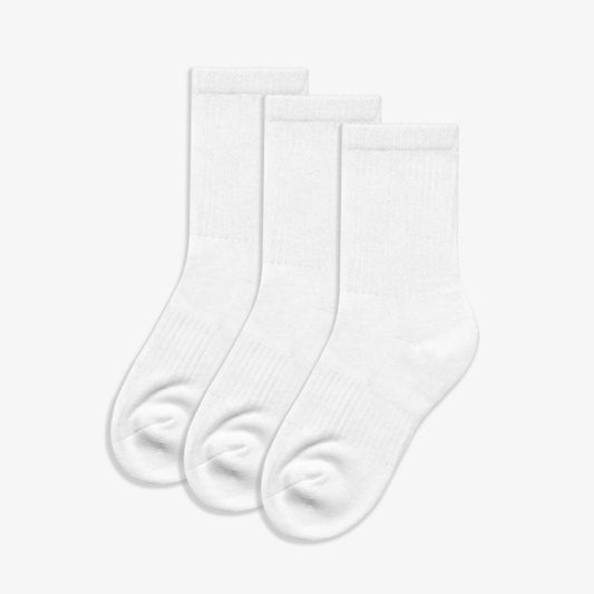 Clarks Kids School Socks Size 12.5-3.5 White