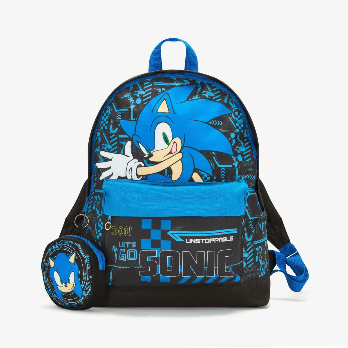 Clarks Kids Sonic Play Backpack Black/Blue
