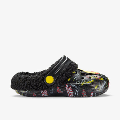 Clarks Kids Pika Clog Warm Lined Kid Black Combination