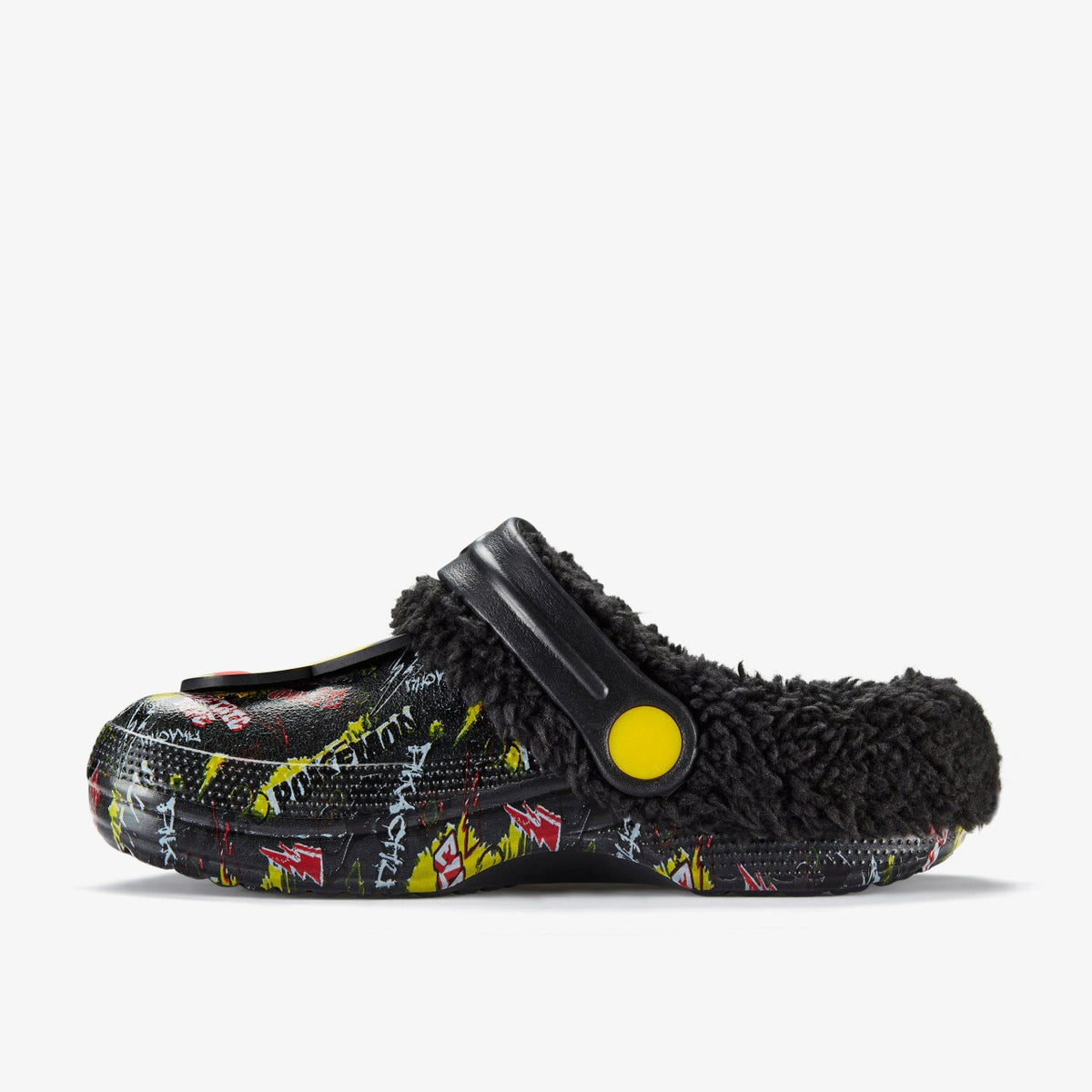 Clarks Kids Pika Clog Warm Lined Kid Black Combination