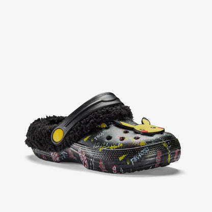 Clarks Kids Pika Clog Warm Lined Kid Black Combination