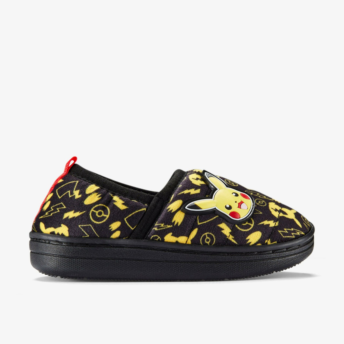 Clarks Kids Poke Spark Slip Kid Black/Yellow
