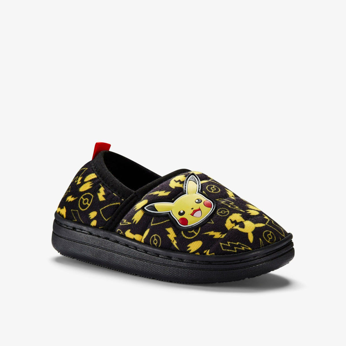 Clarks Kids Poke Spark Slip Kid Black/Yellow