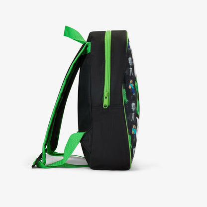 Clarks Kids Minecraft GO Backpack Black/Green