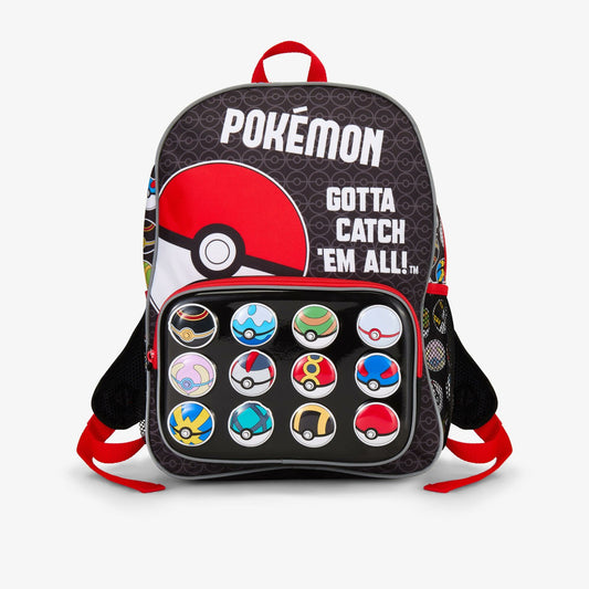 Clarks Kids Pokeball Backpack Black Combination