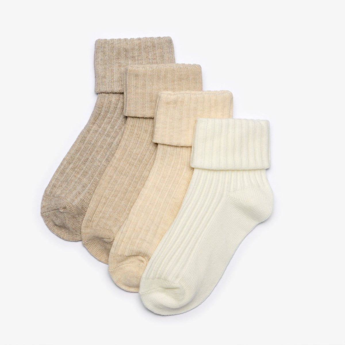 Clarks Kids Socks 4 Pack Multicolour 1-2 Years Beige Combination