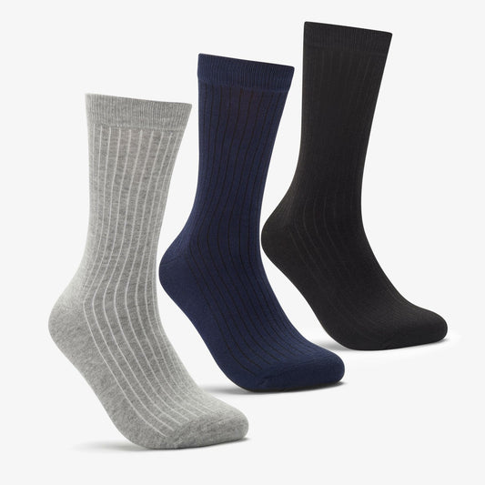 Clarks Men Socks 3 Pack Size 6-11 Mutlicolour Black Multicolour