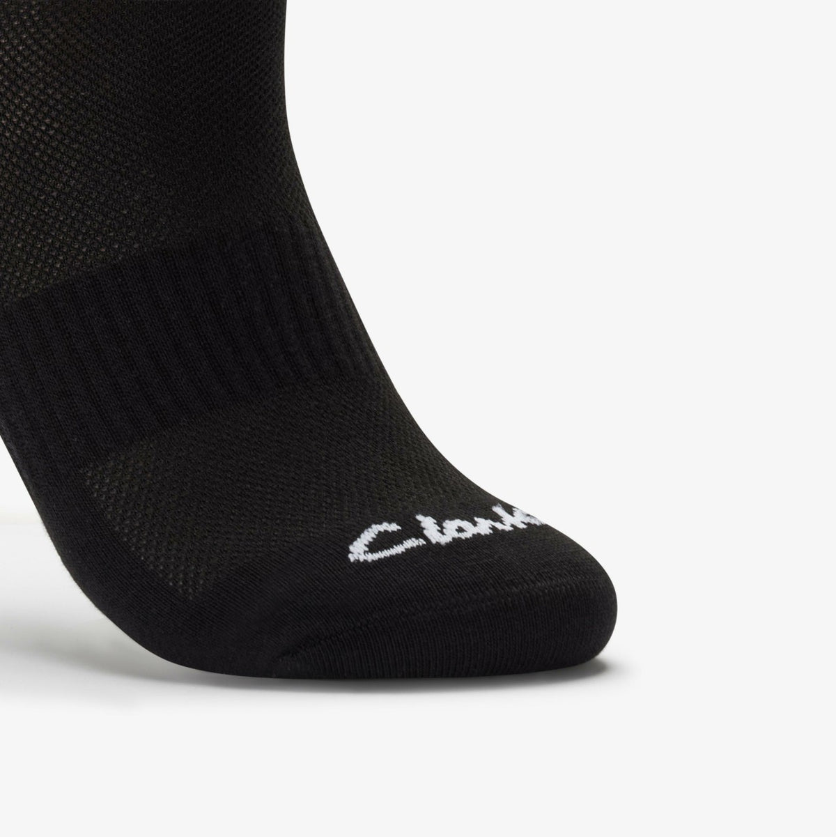 Clarks Men Ankle Socks 3 Pack Size 6-11 Black Black
