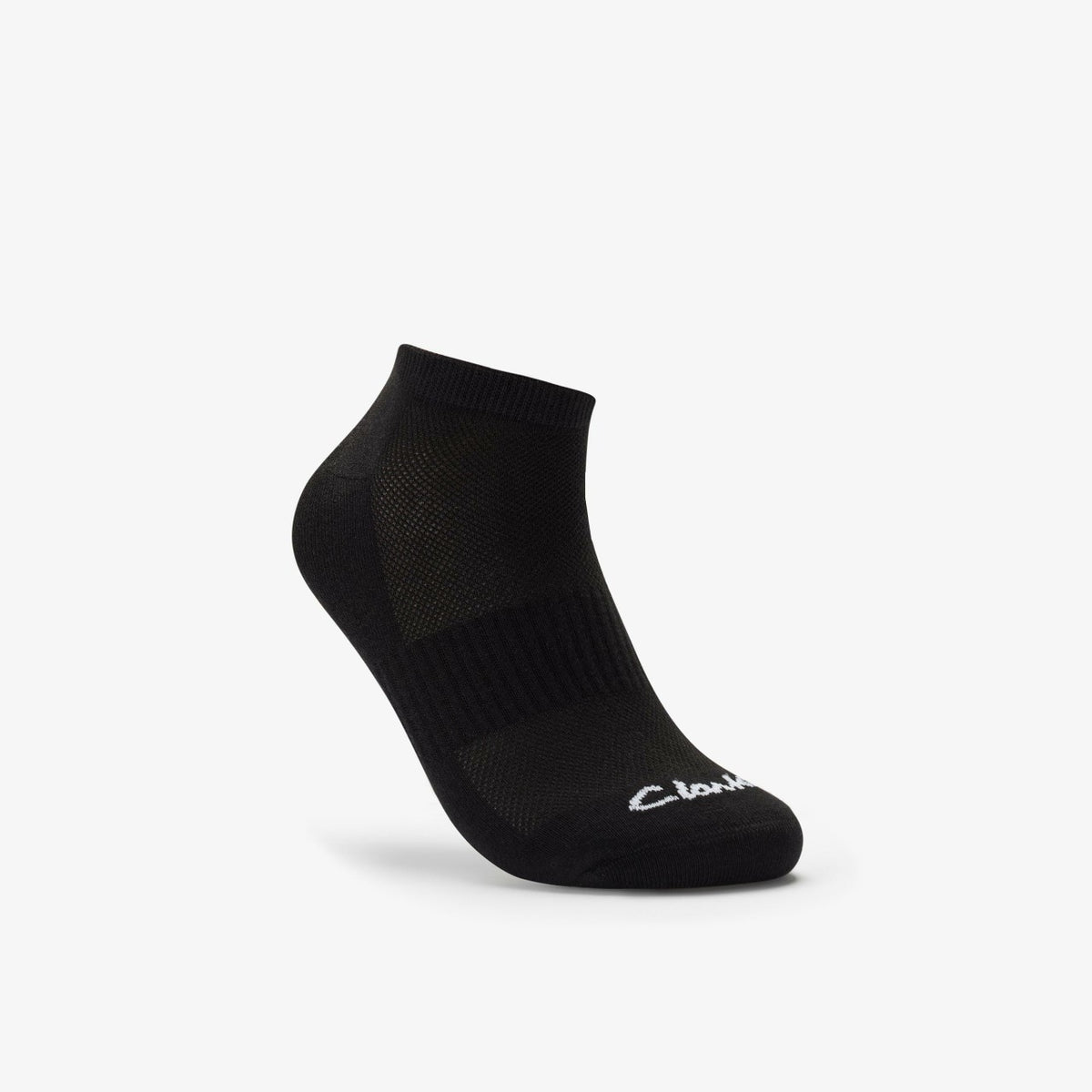 Clarks Men Ankle Socks 3 Pack Size 6-11 Black Black