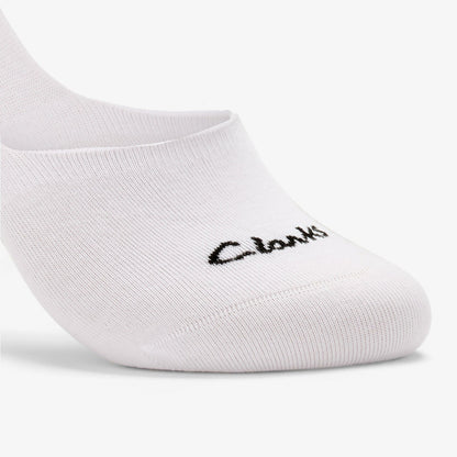 Clarks Men Sock Liners 3 Pack Size 6-11 White